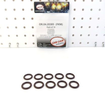 LINK-LOCK 10個 OR.04.20385 FKMバイトンシーリングOリングキット ウォーターコネクター/チャージャー用 310842984R A0009979207 0009979207 DACIA用 MERCEDES-BENZ用