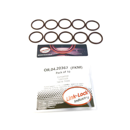 LINK-LOCK 10PCS OR.04.20367 FKM Viton Sealing O-Ring Kit of Fuel Line 12653329 16618-7Y000 for CHEVROLET for NISSAN