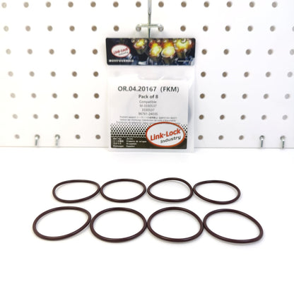 LINK-LOCK 8PCS OR.04.20167 FKM Viton Sealing O-Ring Kit of Water Pump M-3330537 3330537 96761-24035 for CUMMINS for TOYOTA