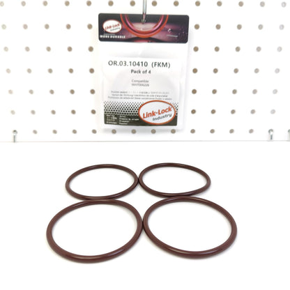 LINK-LOCK 4PCS OR.03.10410 FKM Viton Sealing O-Ring Kit of Throttle valve connection WHT006226 For AUDI