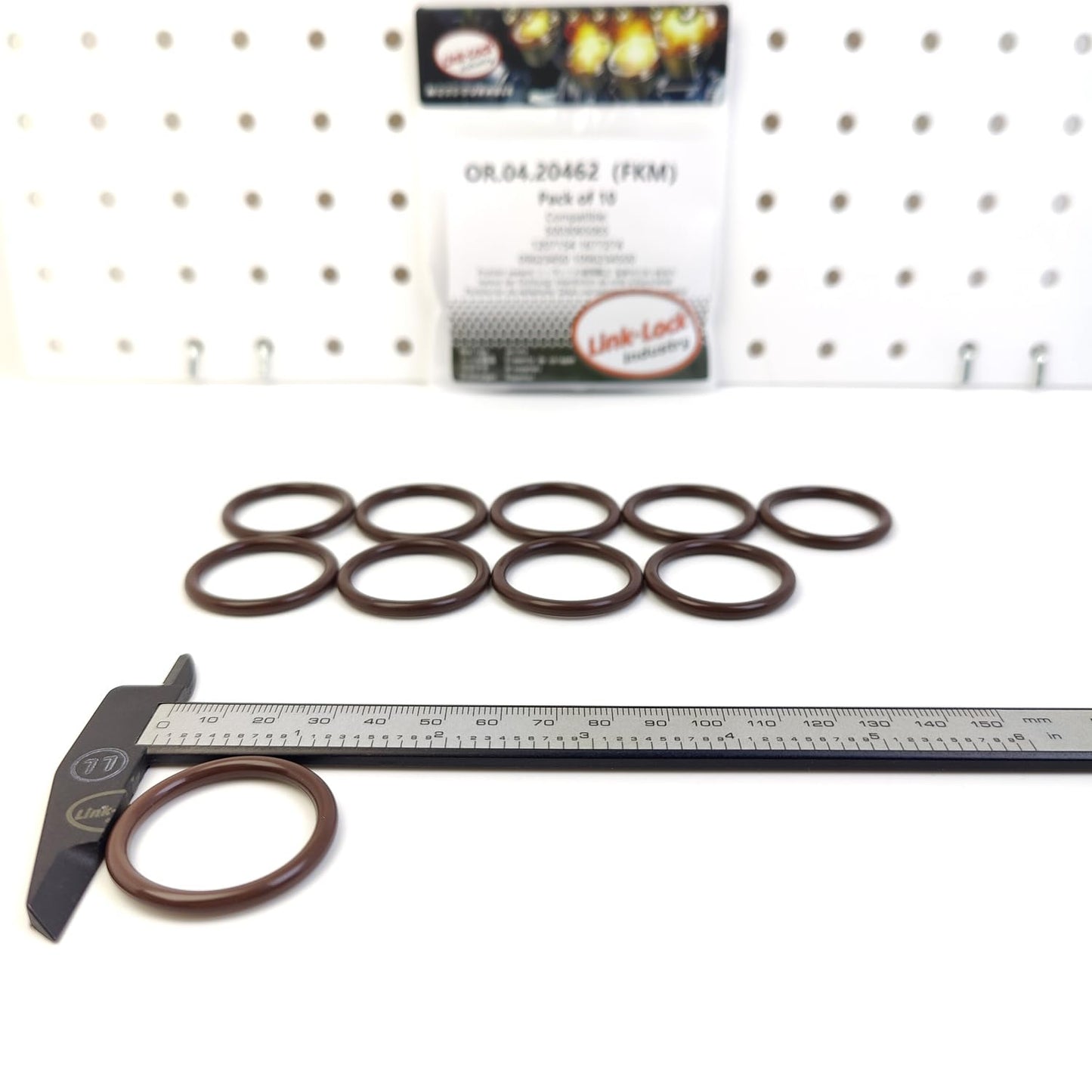 LINK-LOCK 10PCS OR.04.20462 FKM Viton Sealing O-Ring Kit of Warm Air Tank 5003065065 1207154 1677274 09623450 1096234500 for CITROEN for FORD for PEUGEOT for RENAULT for TOYOTA