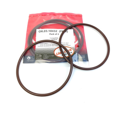 LINK-LOCK 2PCS OR.03.10432 FKM Viton 110.5×5.25 Sealing Universal O-ring Kit 3029626 For CUMMINS