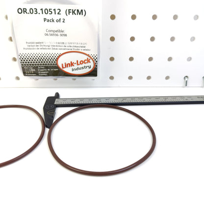 LINK-LOCK 2PCS OR.03.10512 FKM Viton 91×3 Sealing Universal O-Ring Kit 06.56936-3098 For RENAULT TRUCKS For MAN