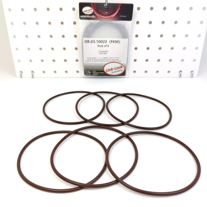 LINK-LOCK 6PCS OR.03.10022 FKM Viton Sealing O-Ring Kit Of Transfer case 23277807 For CADILLAC XT5 3.6 LGX 8A/MT