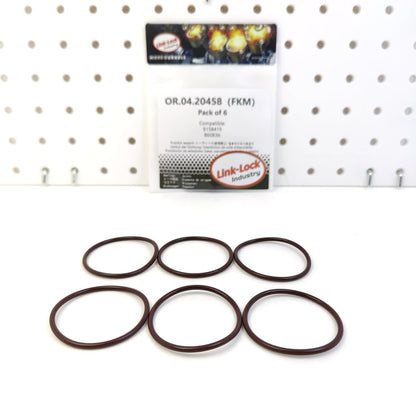 LINK-LOCK 6PCS OR.04.20458 FKM Viton Sealing O-Ring Kit of Turbochager 9158419 860836 for MERCEDES-BENZ for OPEL
