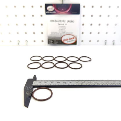 LINK-LOCK 10PCS OR.04.20372 FKM Viton Sealing O-Ring Kit of Injection Pump 11417839832 31669131 WHT005158 for BMW for VOLVO for VW