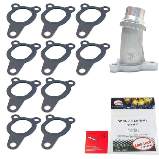 LINK-LOCK 10PCS SP.04.20012 Coolant Pip Metal composite gasket 11118511205-0 Only For the aluminum connector for BMW B32 B47 B46 B48 B38 B37
