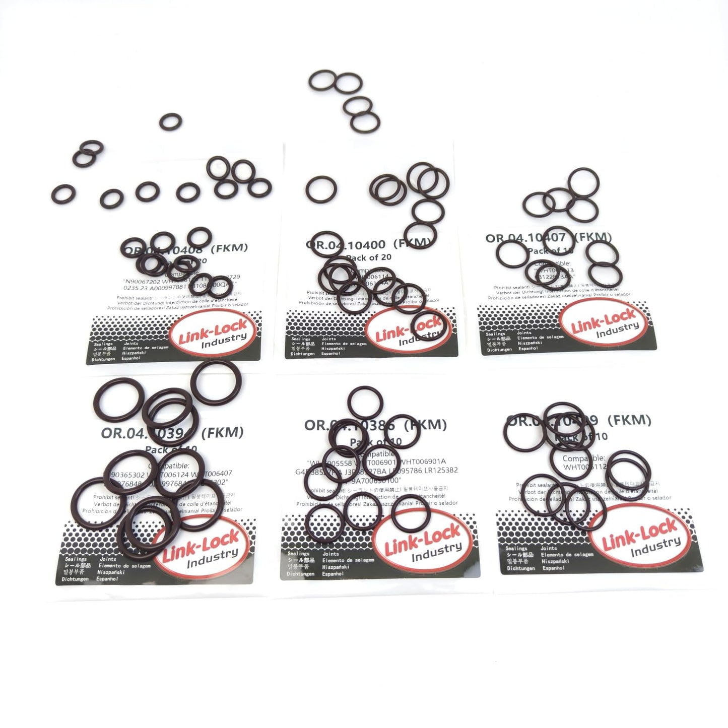80PCS FKM Viton OK.01.10002 터보차저 워터 파이프 및 오일 파이프 O-링 키트 WHT006901 LR095786 N90365302 WHT006114 WHT006113 N90067202 G4D38527HA J3P38527BA WHT006112 AUDI용 VW EA888용