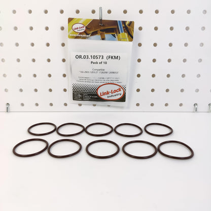 LINK-LOCK 10PCS OR.03.10573 FKM Viton 34.6×2.62 Sealing Universal O-Ring Kit 166-2903 1203.27 17282981 2698053 For SCANIA For CATERPILLAR For CITROËN For IVECO
