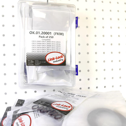 LINK-LOCK 250PCS FKM Viton OK.01.20001 Engine coolant pipe / Water hose O-Ring Kit for BMW ALL series 17127578399 17127578398 17127619684 17127596832 17222245358 11537793248 11537610049 11537634204