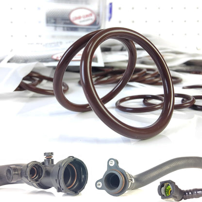 LINK-LOCK 250PCS FKM Viton OK.01.20001 Engine coolant pipe / Water hose O-Ring Kit for BMW ALL series 17127578399 17127578398 17127619684 17127596832 17222245358 11537793248 11537610049 11537634204