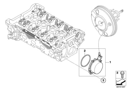 LINK-LOCK 5個 FKM Viton OR.01.40003 エンジンバキュームポンプOリングガスケット 11667566483 11667509080 BMW N13 N62 N46 メルセデス M272用