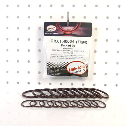 LINK-LOCK 20PCS FKM ビトン OR.01.40004 エンジン VVTソレノイドバルブ Oリング ガスケット 11367546379 11360394126 11360149818 11367506178 BMW N45 N46 N62 N73用