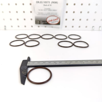 LINK-LOCK 10PCS OR.03.10573 FKM Viton 34.6×2.62 Sealing Universal O-Ring Kit 166-2903 1203.27 17282981 2698053 For SCANIA For CATERPILLAR For CITROËN For IVECO