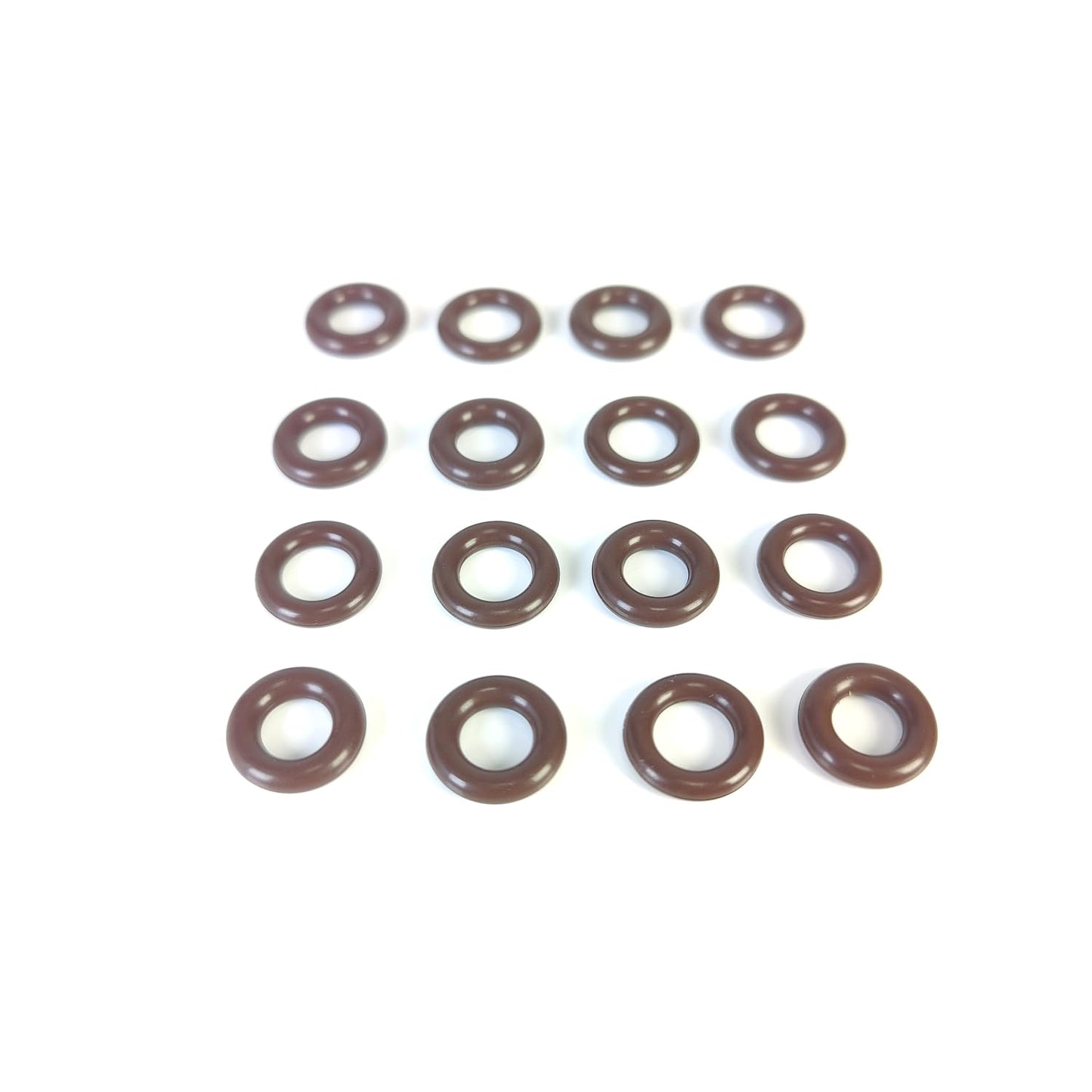16PCS FKM Viton OR.01.50007S 연료 인젝션 밸브 O-링 가스켓 13641437487 13640148175 13647509752 13647531313 (BMW N45 N46 N52 M52 M54 N62 W11 N12 N16용)