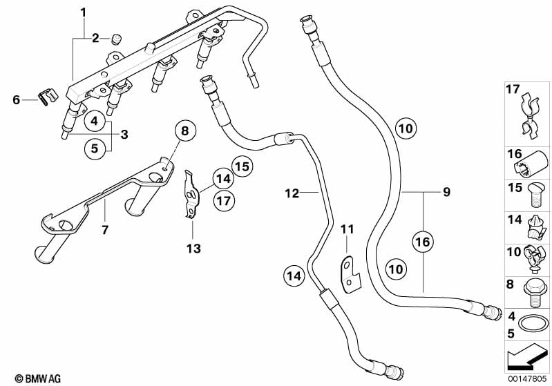 16PCS FKM Viton OR.01.50007S 연료 인젝션 밸브 O-링 가스켓 13641437487 13640148175 13647509752 13647531313 (BMW N45 N46 N52 M52 M54 N62 W11 N12 N16용)
